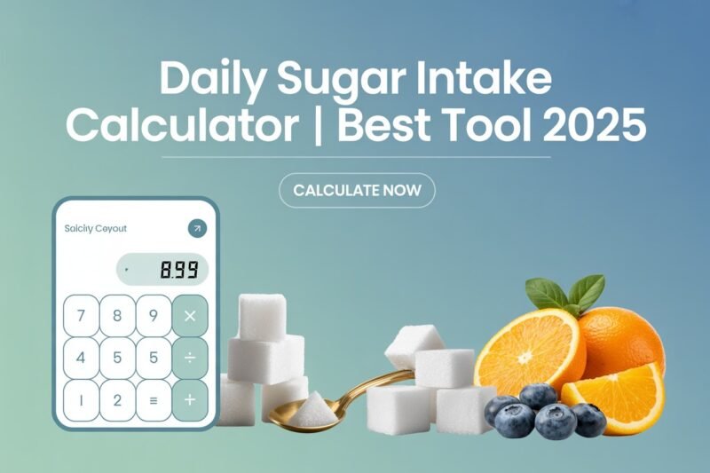 Daily Sugar Intake Calculator