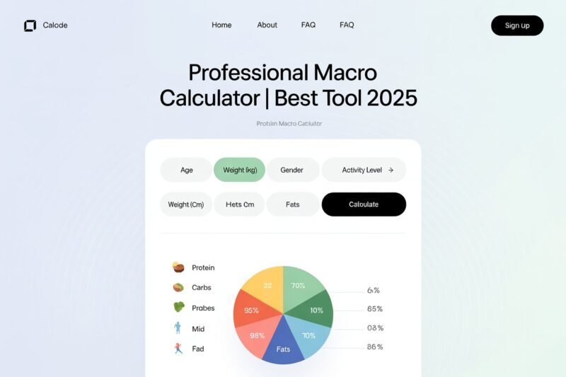 Professional Macro Calculator
