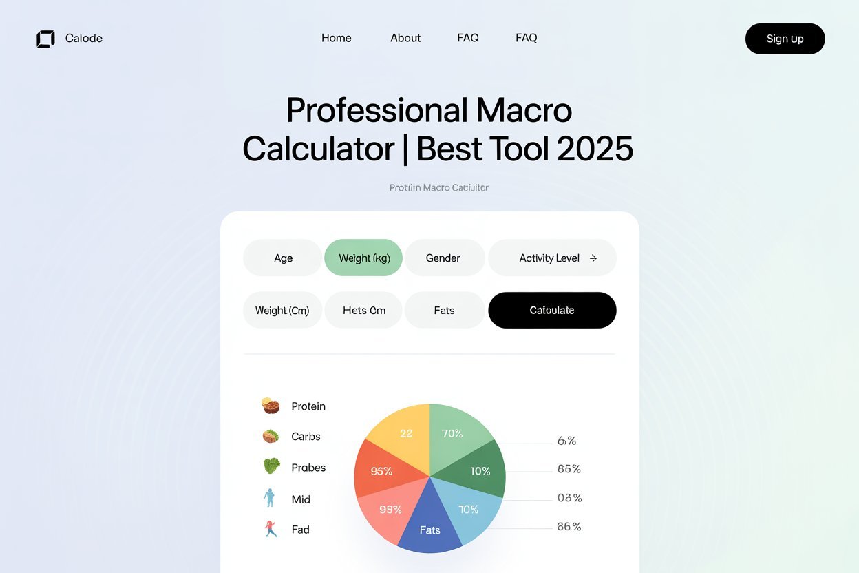Professional Macro Calculator